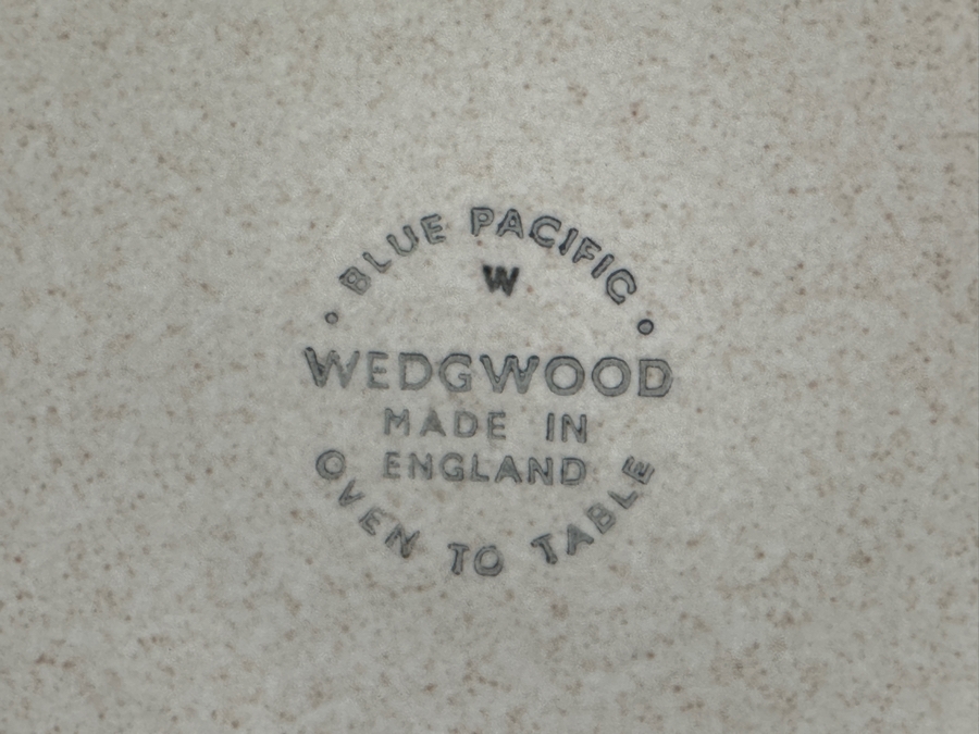 Just Added - Collection Of Wedgwood Blue Pacific Oven To Table Plates, Bowls, Cups & Saucers, Coffee Service Approximate Service For 10 - See Photos [Photo 12]