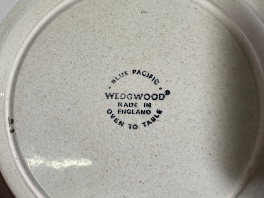 Just Added - Collection Of Wedgwood Blue Pacific Oven To Table Plates, Bowls, Cups & Saucers, Coffee Service Approximate Service For 10 - See Photos [Photo 10]