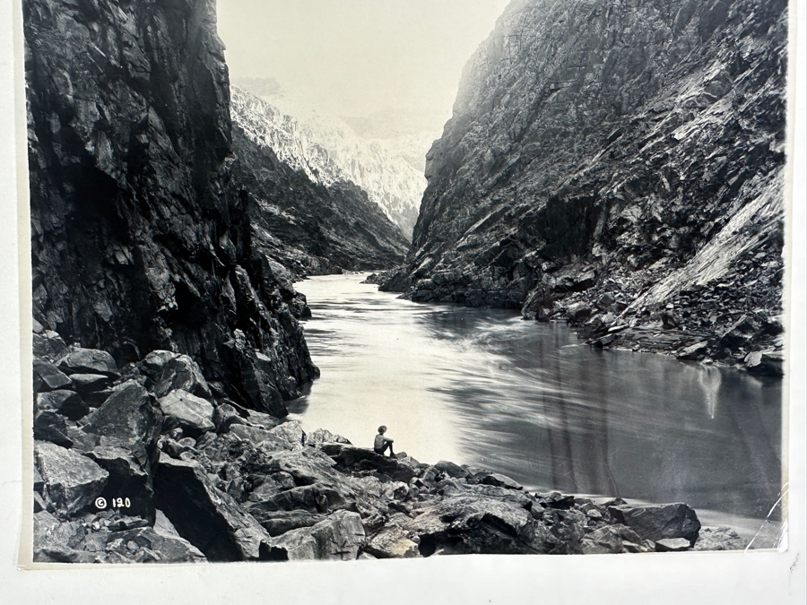 Just Added - Kolb Brothers' Photography Studio On The South Rim Of The Grand Canyon Photograph Titled 'Granite Gorge At Bottom Of Grand Canyon' 8 X 9.5 [Photo 2]
