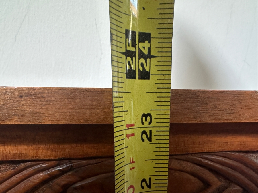 Just Added - Antique Wall Clock Tested Working With Star Of David On Back Of Case 8.5W X 6D X 23.5H [Photo 11]