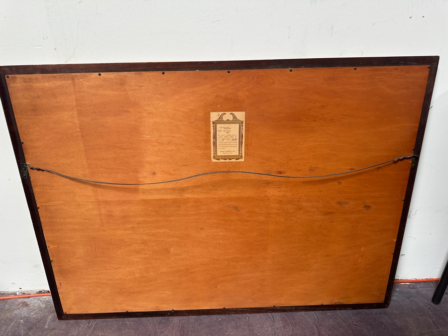 Just Added - Davis Cabinet Co Aged Mahogany Wall Mirror 44 X 32.5 [Photo 3]