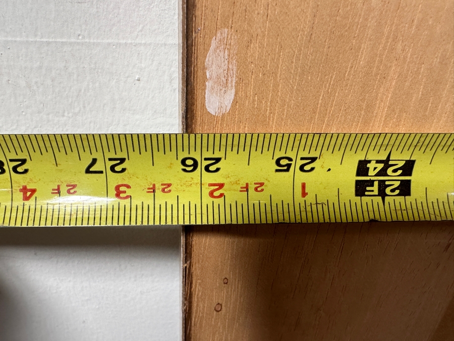 Just Added - Wooden Beveled Glass Wall Mirror 26 X 56 [Photo 5]