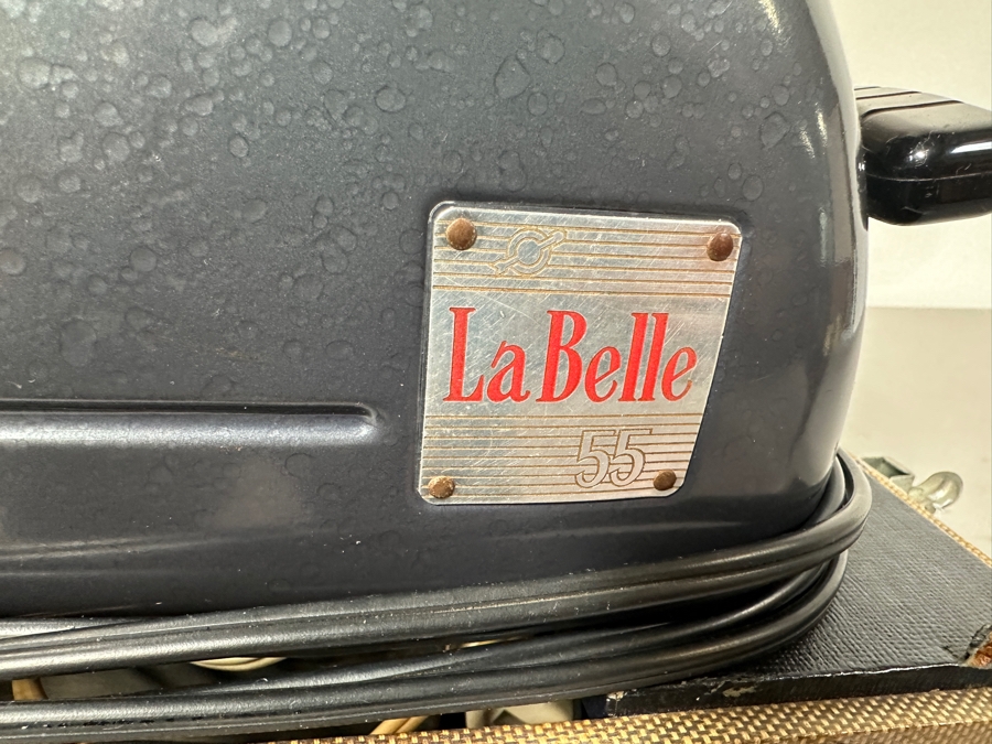 Just Added - Da-Lite Silver-Lite Screen With Stand And Vintage LaBelle 55 Slide Projector [Photo 4]