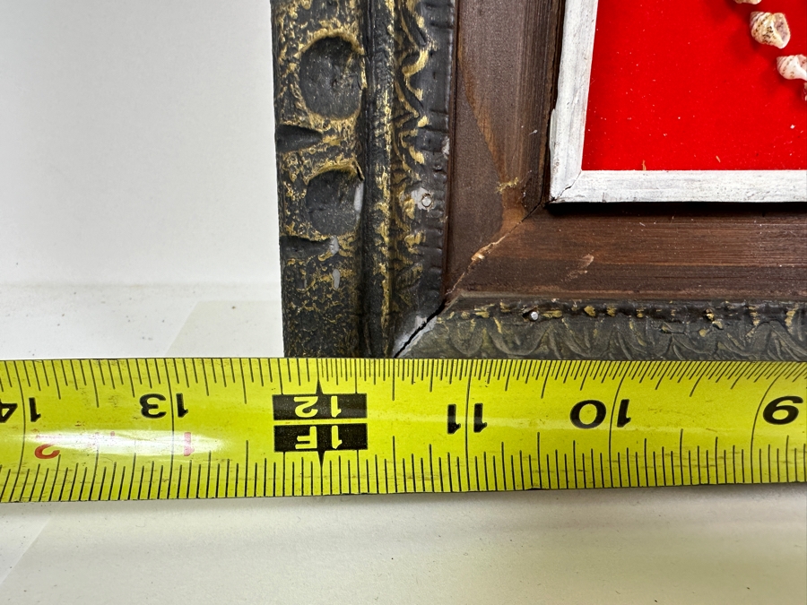 Just Added - Pair Of Organic Capiz Seashell Sculptural Bird Artwork Panels Wall Decor Framed 12 X 20 [Photo 8]