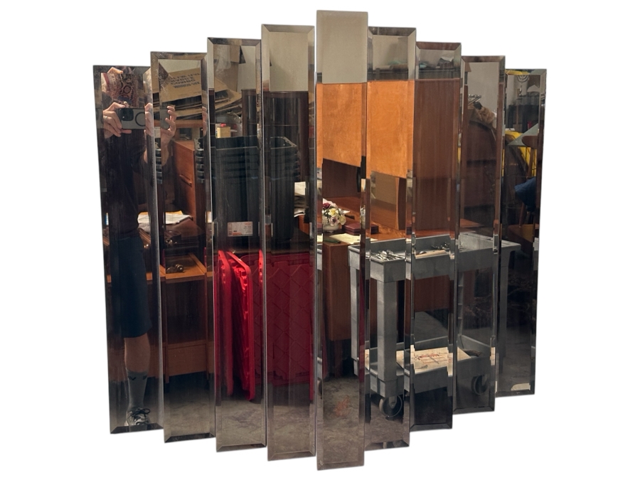Just Added - Beveled 8 Step Panel Wall Mirror 36 X 36 [Photo 1]