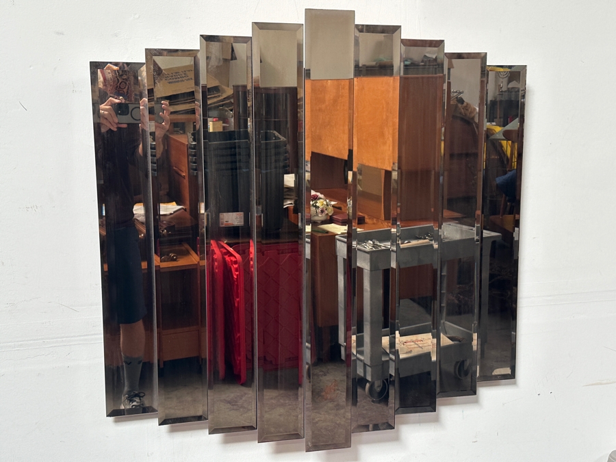 Just Added - Beveled 8 Step Panel Wall Mirror 36 X 36 [Photo 2]