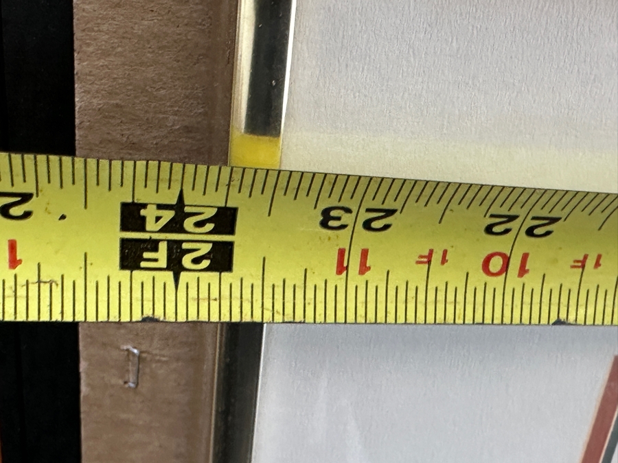 Just Added - Original Abstract Nude Sketch Signed Lower Right By Artist - Signature Illegible Framed 24 X 33.5 [Photo 9]