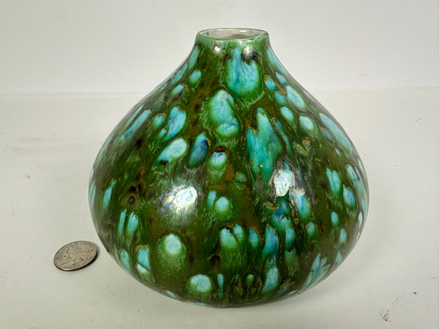 Just Added - Mid-Century Modern Pottery Vase 4.5H [Photo 3]