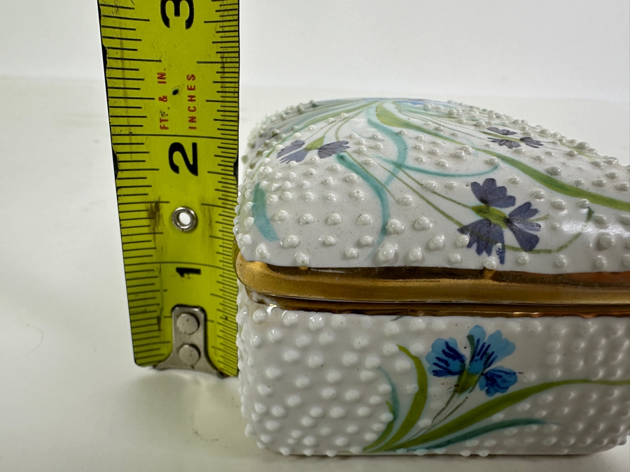 Just Added - Vintage 4Signed Deruta Italy Hand Painted Pottery Lidded Box 4W X 3D X 2H [Photo 11]