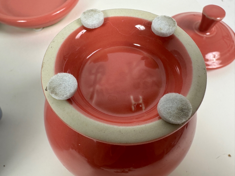 Just Added - Fiesta Fiestaware - 4 10.5' Dinner Plates, Gravy Boat & Sugar Bowl With Underplate [Photo 6]