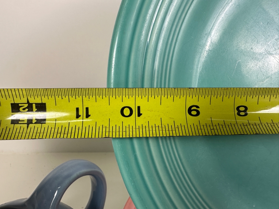 Just Added - Fiesta Fiestaware - 4 10.5' Dinner Plates, Gravy Boat & Sugar Bowl With Underplate [Photo 3]