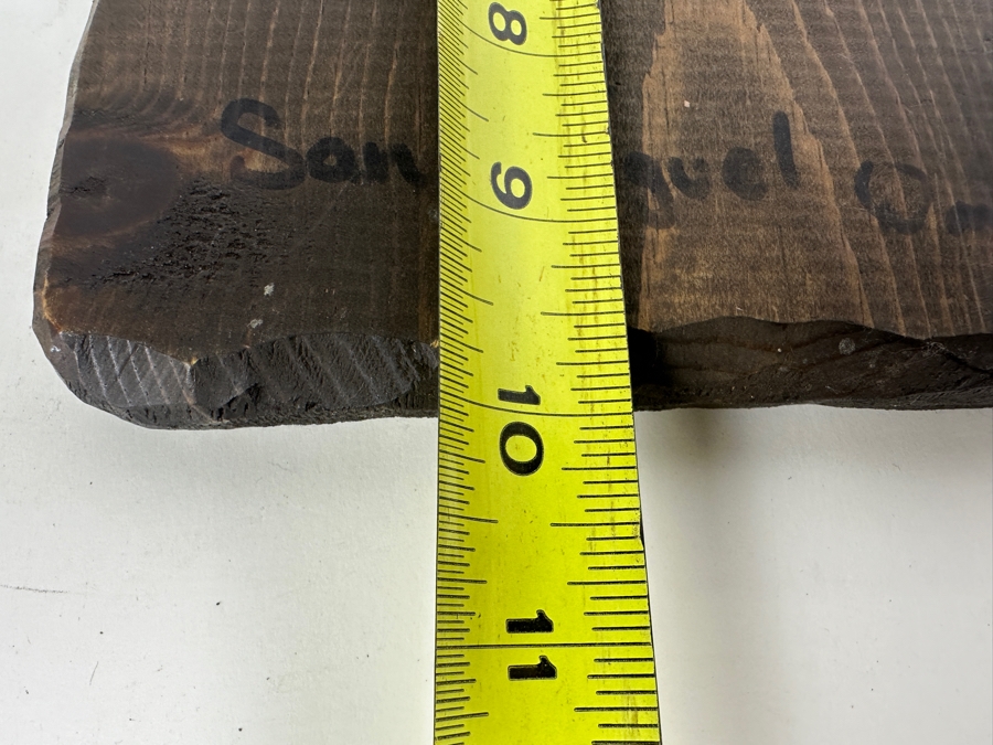 Just Added - Signed Naive Folk Art Retablo Archangel St. Michael San Miguel 7 X 10 [Photo 11]