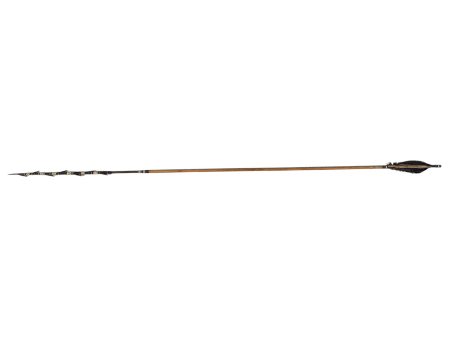 Handmade Arrow with Feathers