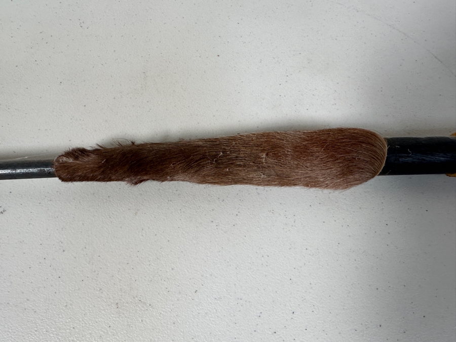 Handmade Spear with Beadwork and Metal Tip [Photo 4]