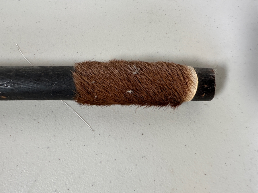 Handmade Spear with Beadwork and Metal Tip [Photo 5]