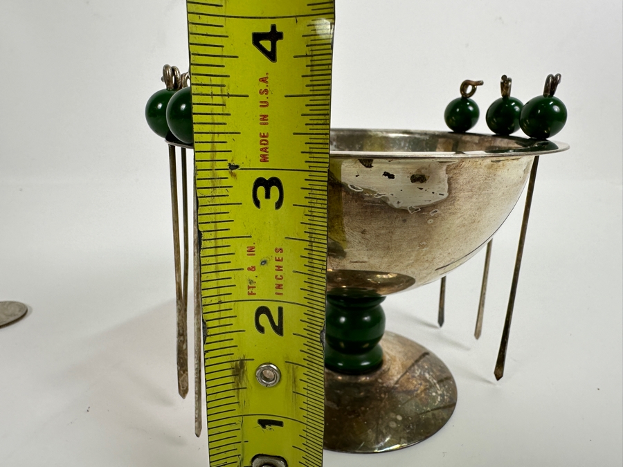 Napier Silver Plate Olive Cocktail Pick Compote Set [Photo 5]