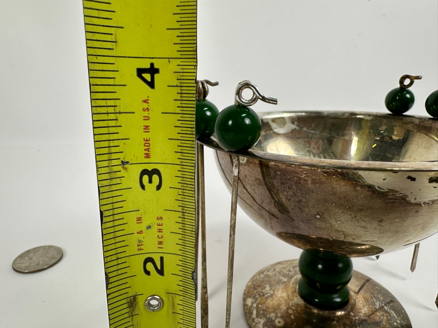 Napier Silver Plate Olive Cocktail Pick Compote Set [Photo 6]