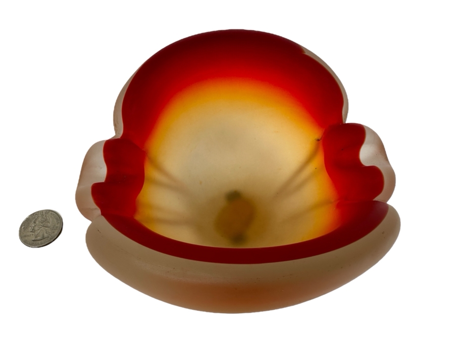 Vintage Murano Art Glass Ashtray 5x3 [Photo 1]