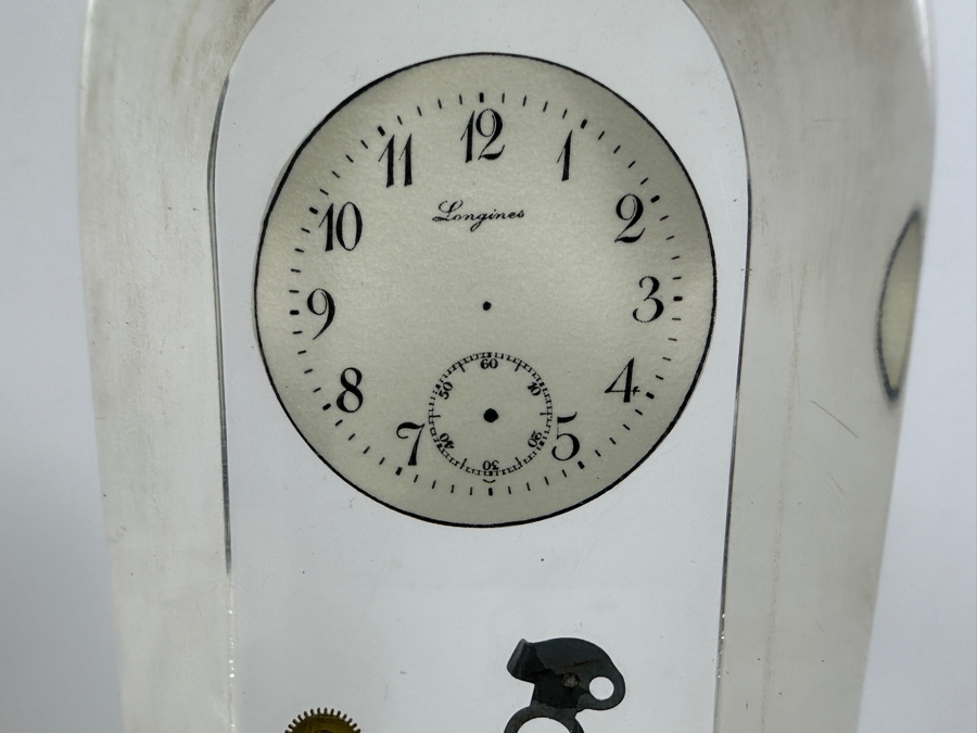 Handmade Lucite Sculpture With Watch Parts 11.5H [Photo 2]