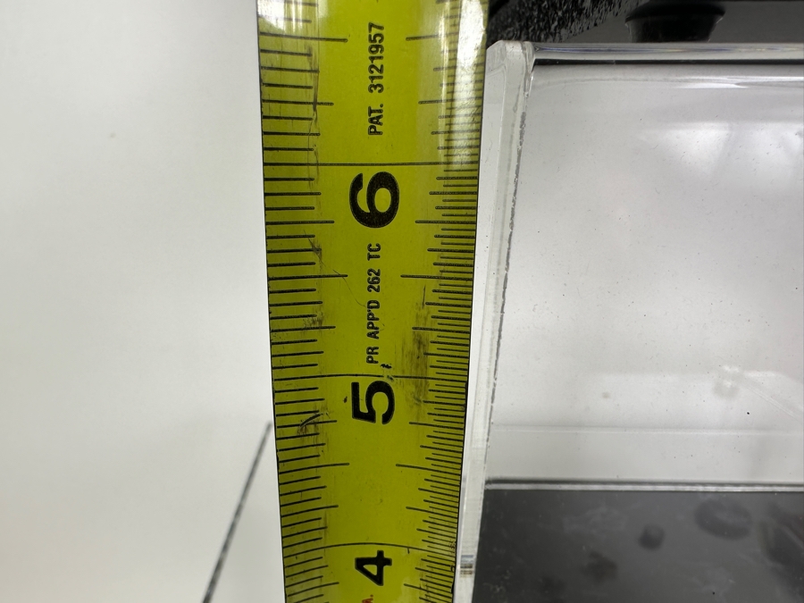 Set of (3) Acrylic Display Cases Approximately 15x11.5x12.5, 9.5x6x6.5, 8x7x8 [Photo 11]