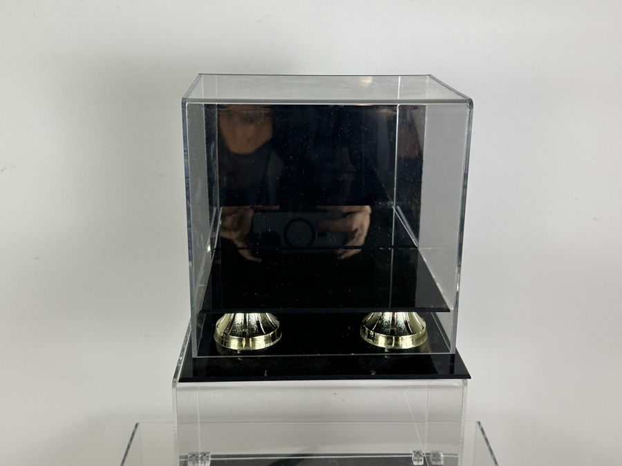 Set of (3) Acrylic Display Cases Approximately 15x11.5x12.5, 9.5x6x6.5, 8x7x8 [Photo 4]