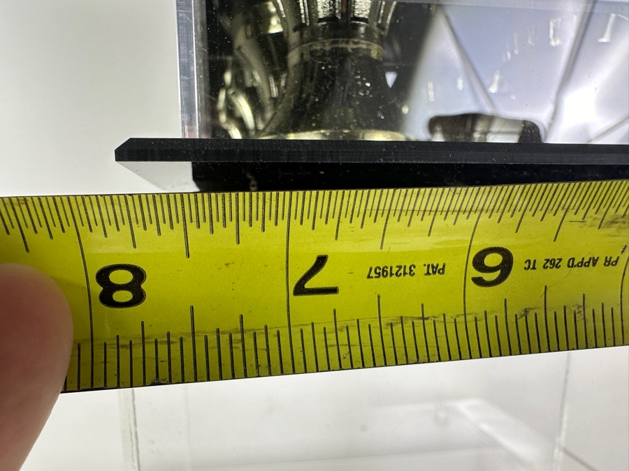 Set of (3) Acrylic Display Cases Approximately 15x11.5x12.5, 9.5x6x6.5, 8x7x8 [Photo 12]