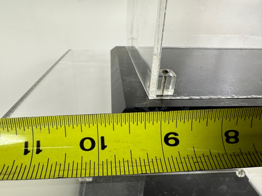 Set of (3) Acrylic Display Cases Approximately 15x11.5x12.5, 9.5x6x6.5, 8x7x8 [Photo 9]