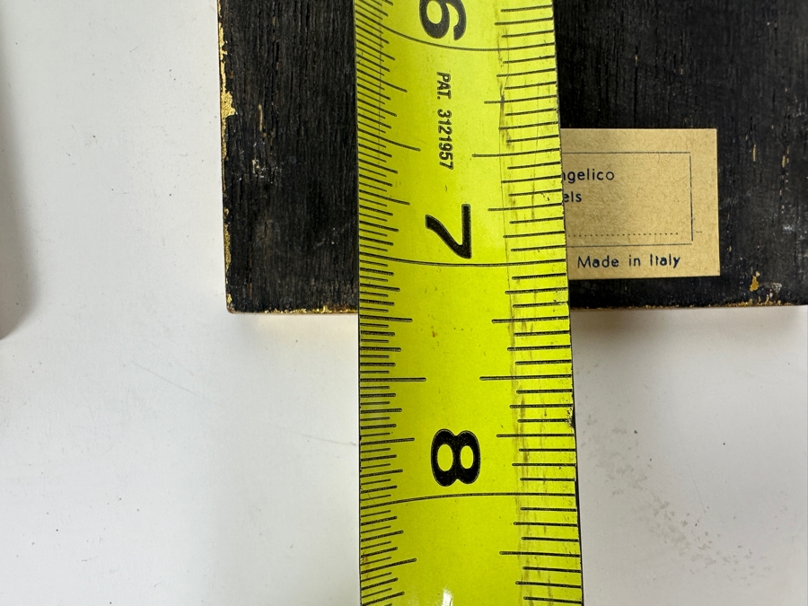 Set Of Six Italian Gilt Wooden Angels Wall Artwork Beato Angelico Florence 3.5 X 7 [Photo 15]