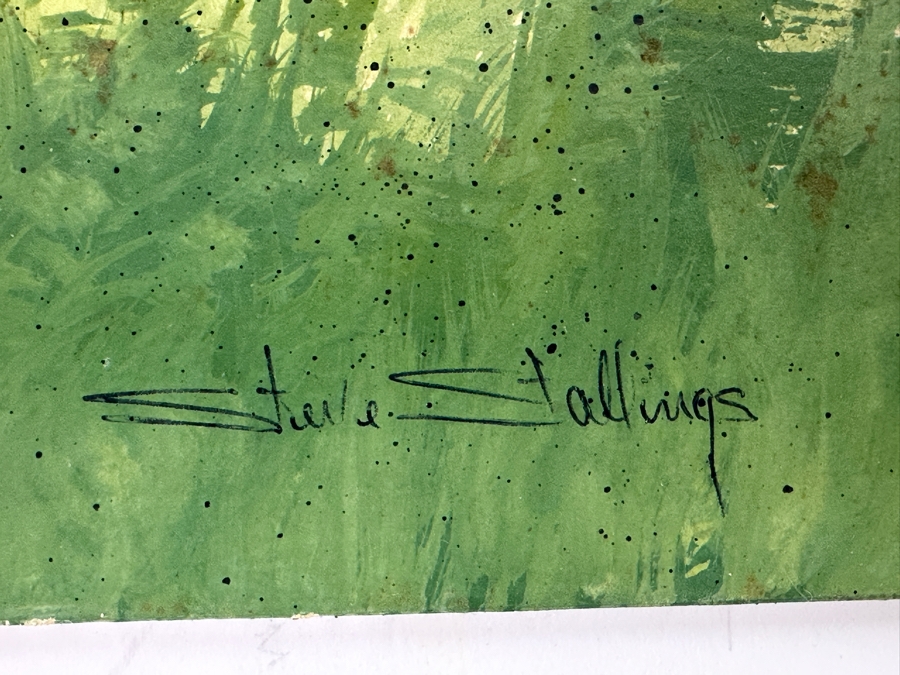Steve Stallings Original Painting on Board 14x10 [Photo 4]