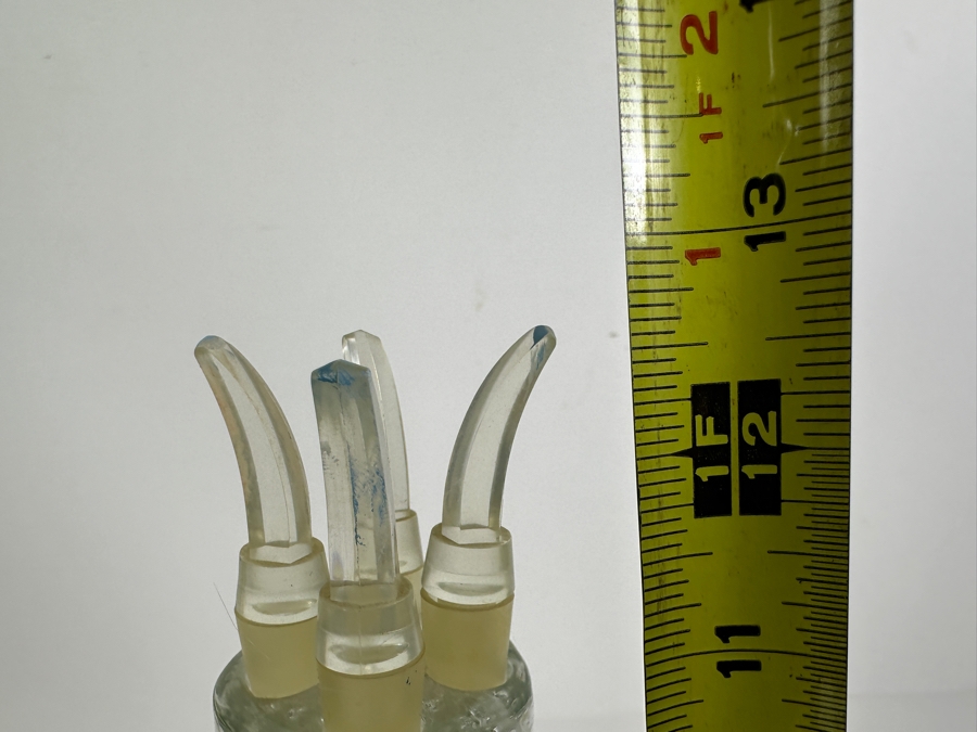 Faitmain France Four Chamber Glass Bottle 12.5H [Photo 7]