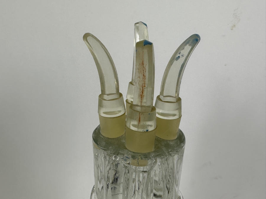 Faitmain France Four Chamber Glass Bottle 12.5H [Photo 4]