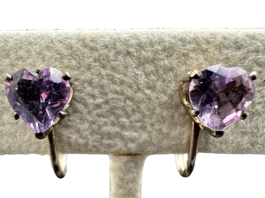 Sterling Silver Screw Back Clip On Earrings 1.9g [Photo 1]