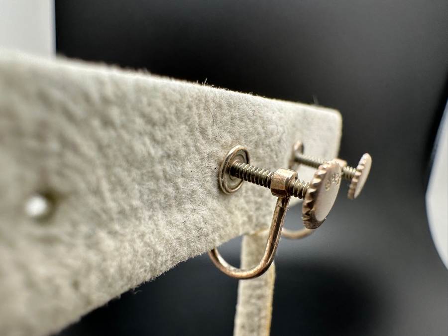 Sterling Silver Screw Back Clip On Earrings 1.9g [Photo 5]