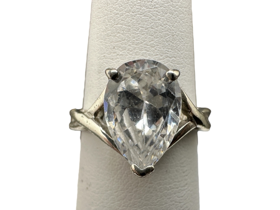 Sterling Silver Ring Size 8 3.8g [Photo 1]
