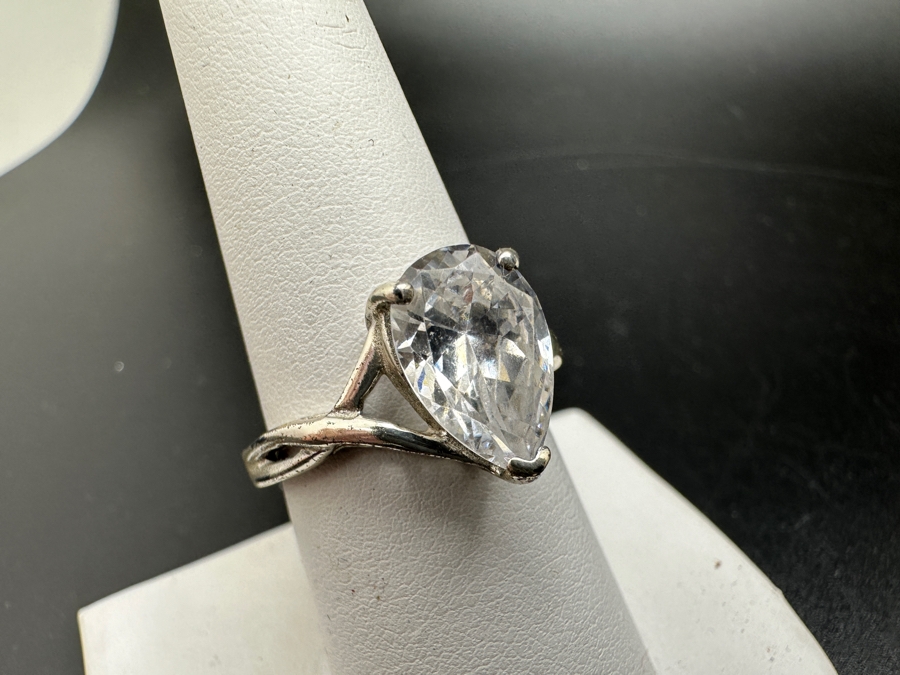 Sterling Silver Ring Size 8 3.8g [Photo 3]