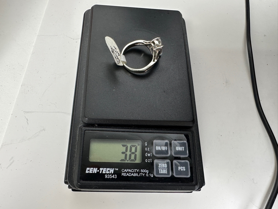 Sterling Silver Ring Size 8 3.8g [Photo 7]