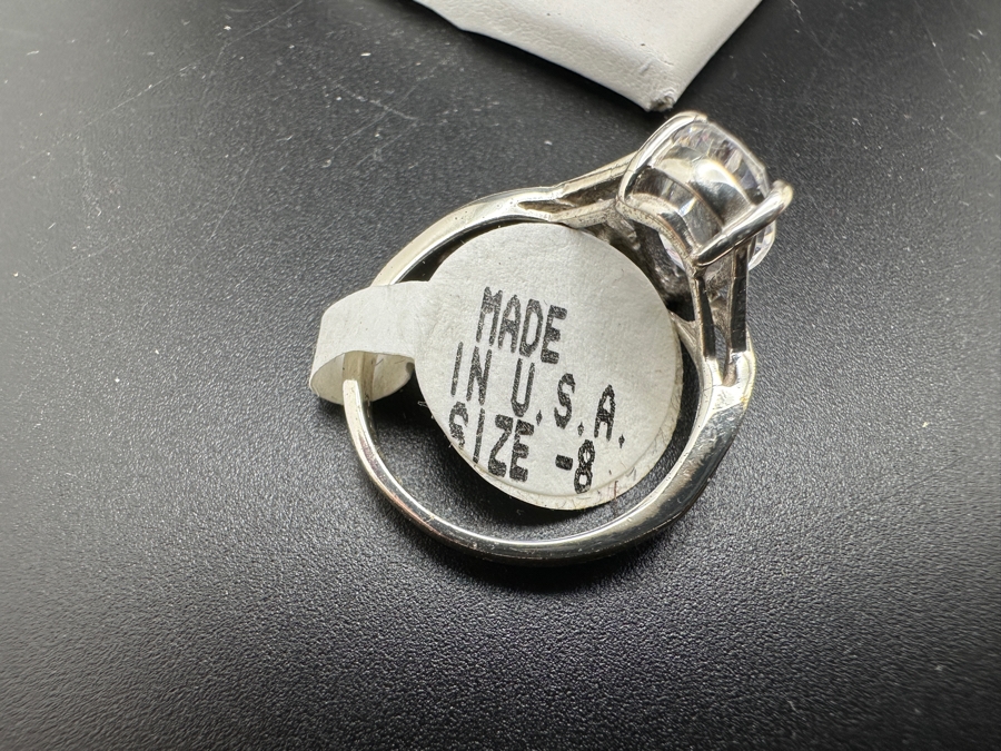 Sterling Silver Ring Size 8 3.8g [Photo 6]