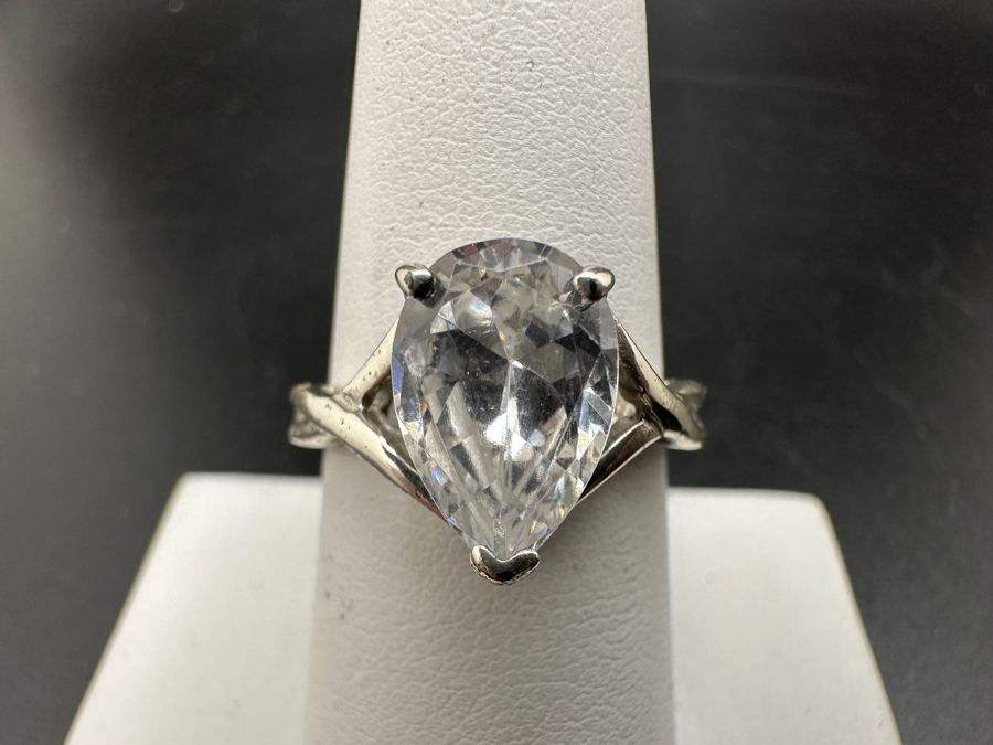 Sterling Silver Ring Size 8 3.8g [Photo 2]