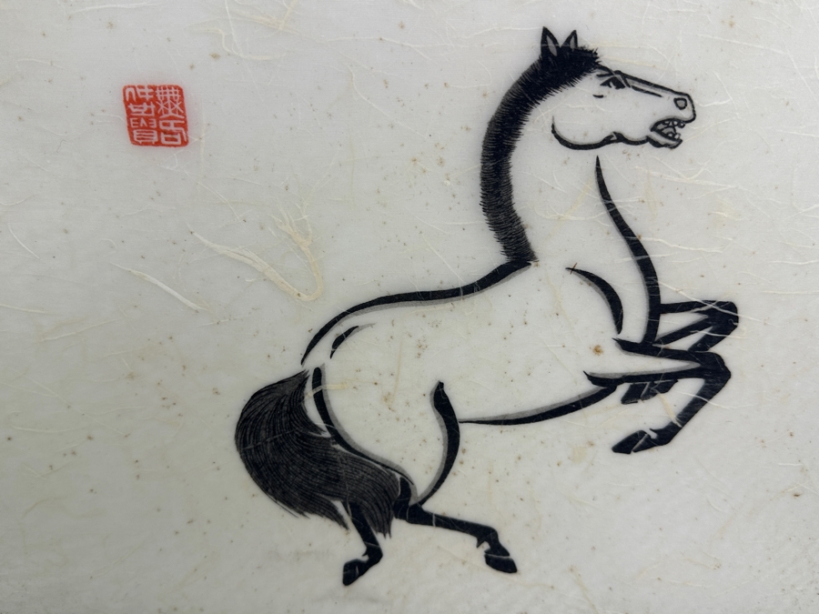 Set of Signed Japanese Horse Prints 18x12 [Photo 8]