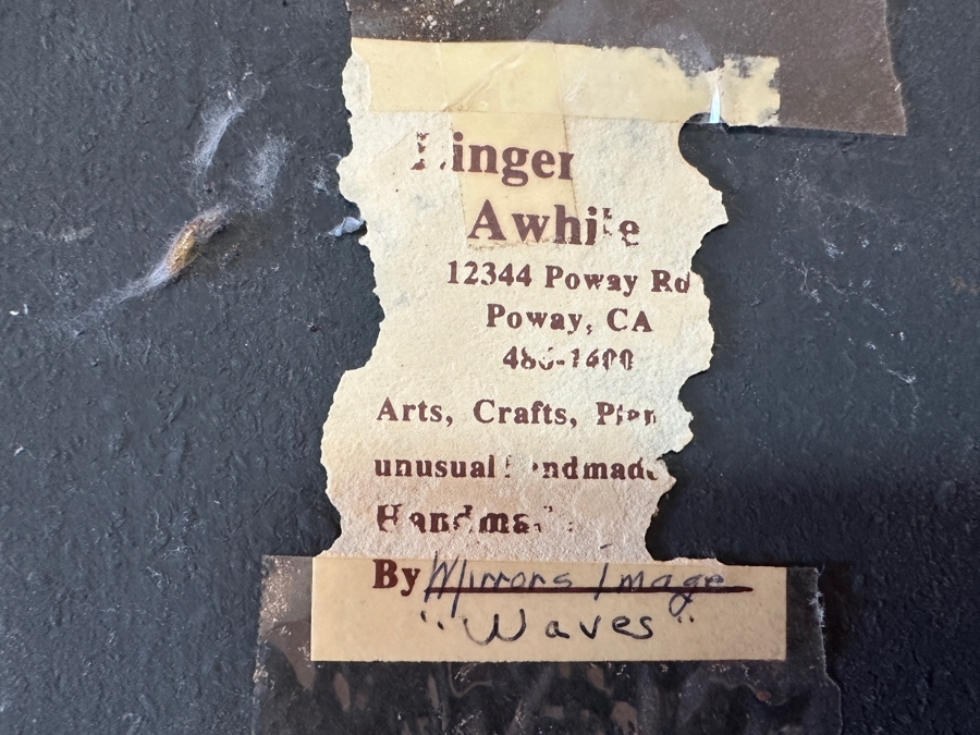 Handmade Breaking Wave Wall Mirror [Photo 3]