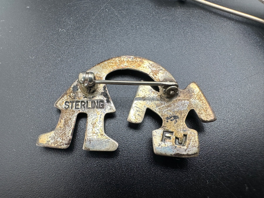 (3) Sterling Silver Brooches Pins 30.1g [Photo 5]