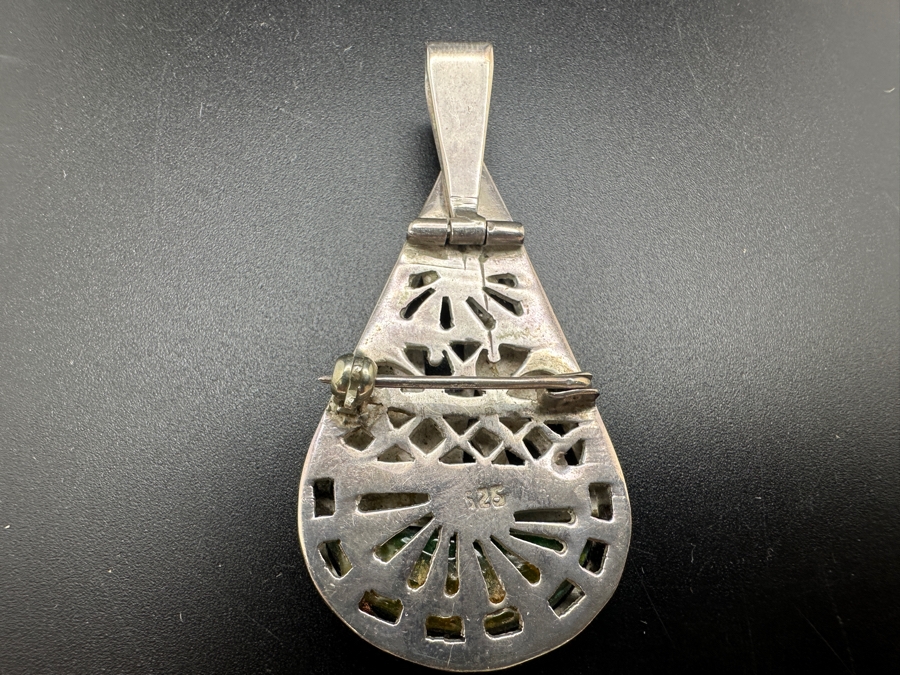 Vintage Sterling Silver Combo Pendant / Brooch Pin 13.9g [Photo 6]