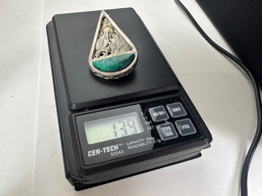 Vintage Sterling Silver Combo Pendant / Brooch Pin 13.9g [Photo 7]