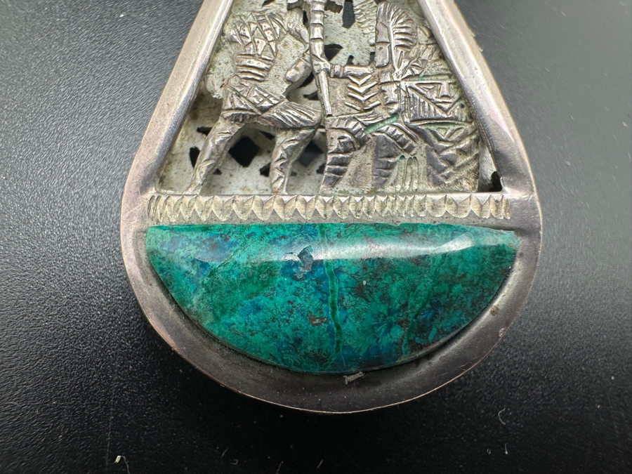 Vintage Sterling Silver Combo Pendant / Brooch Pin 13.9g [Photo 3]