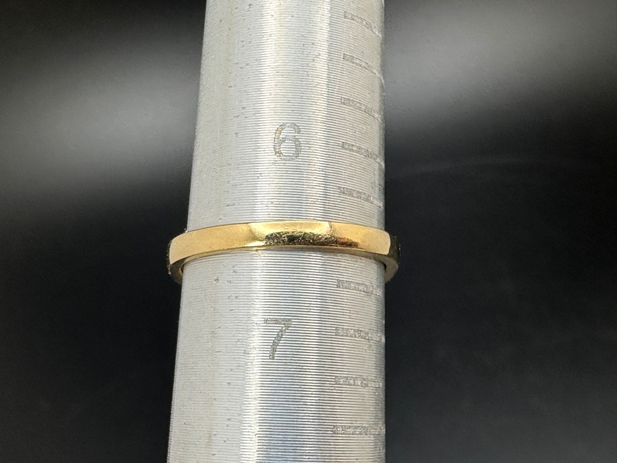 14K Gold Garnet Ring Size 6.5 3.4g [Photo 10]