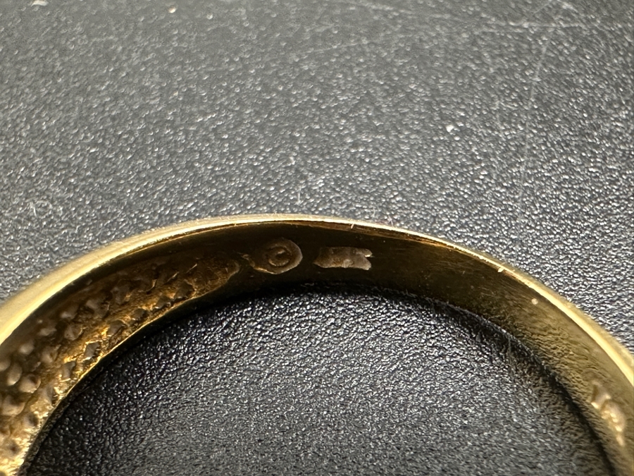 14K Gold Amethyst Ring Size 8 4.4g [Photo 8]