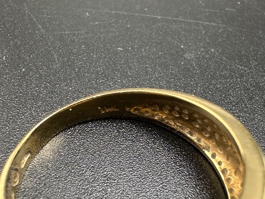 14K Gold Amethyst Ring Size 8 4.4g [Photo 6]