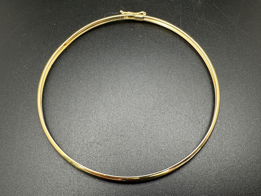10K Gold 2.5'W Women's Bracelet 1.4g [Photo 3]