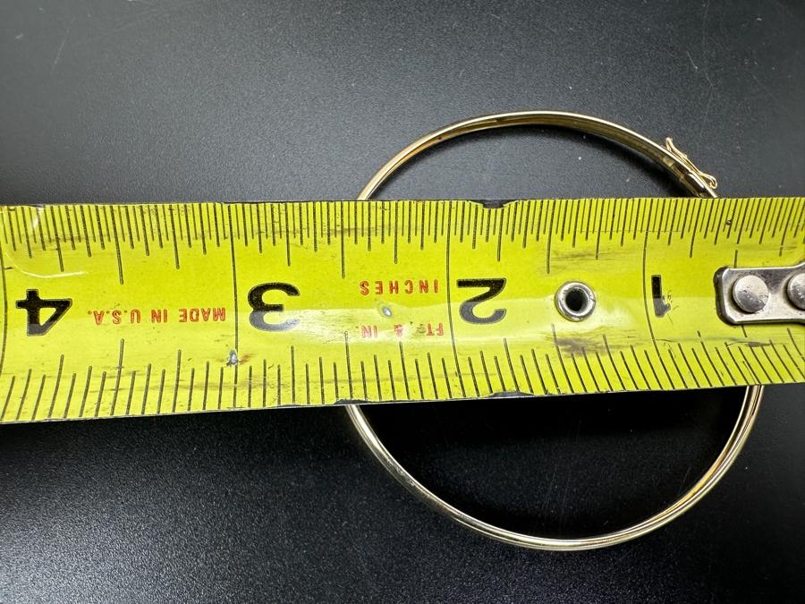 10K Gold 2.5'W Women's Bracelet 1.4g [Photo 7]