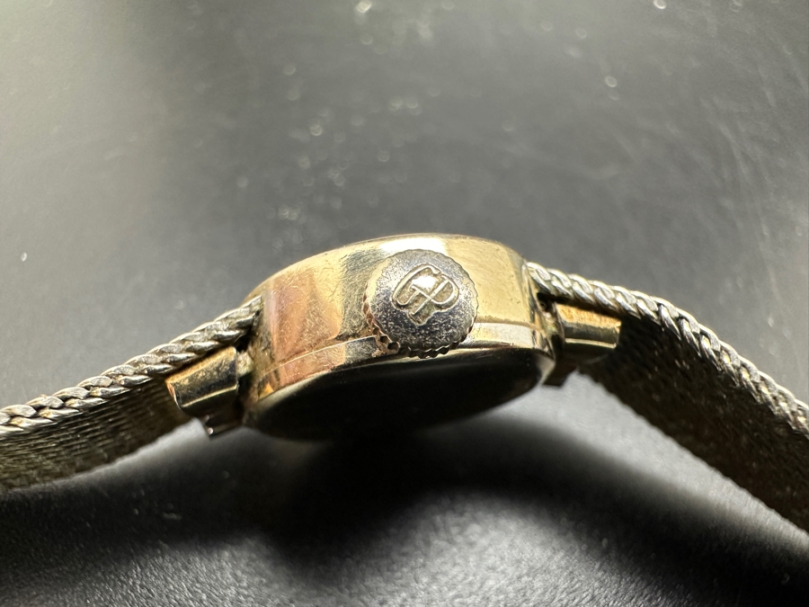 14K Gold Girard Perregaux Howes Women's Wrist Watch With 10K Gold Filled Band [Photo 5]